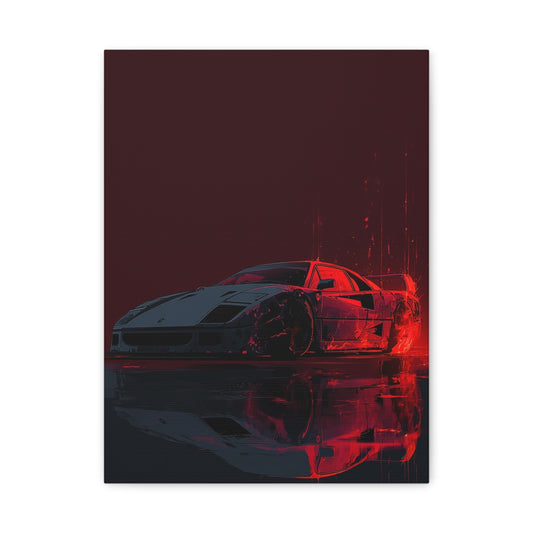 Iconic Sports Car Gallery Canvas