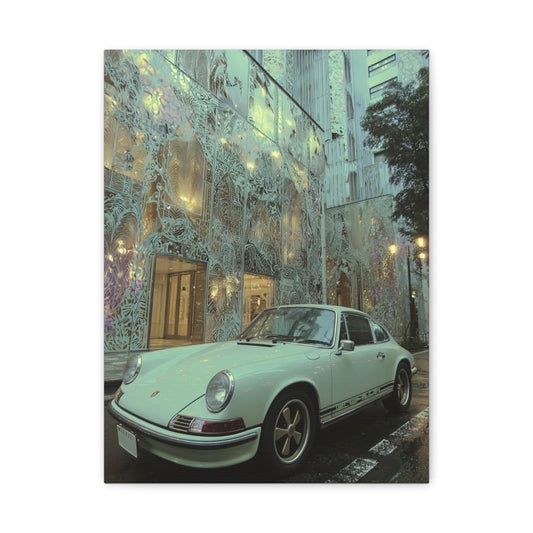Iconic Sports Car Gallery Canvas