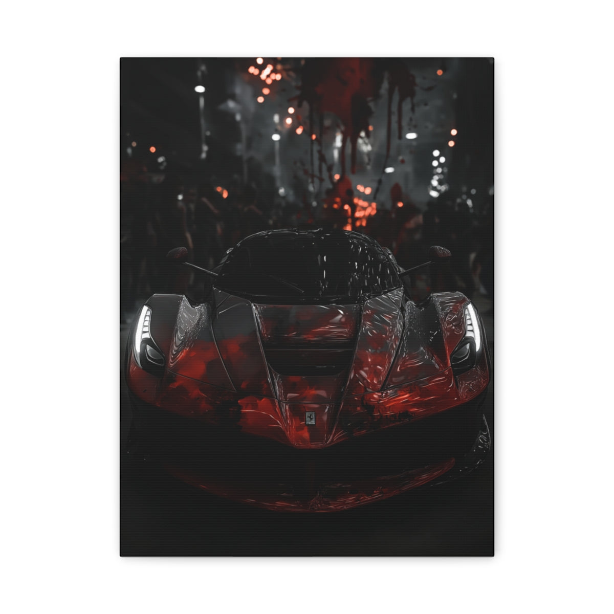 Iconic Sports Car Gallery Canvas