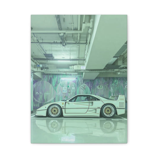 Iconic Sports Car Gallery Canvas