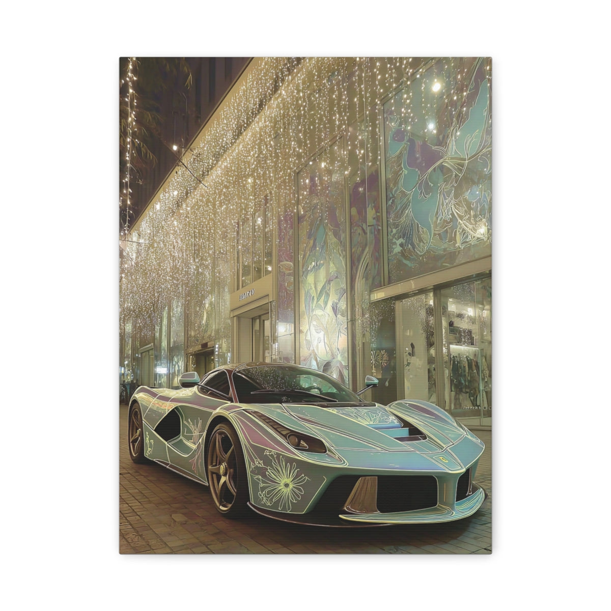 Iconic Sports Car Gallery Canvas