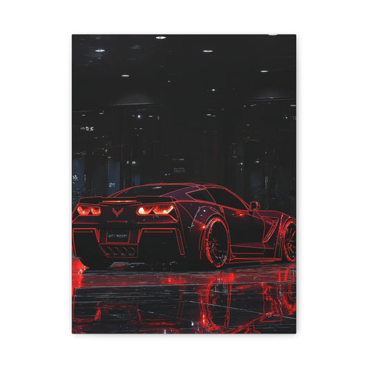 Iconic Sports Car Gallery Canvas