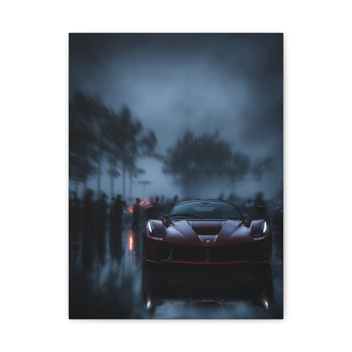 Iconic Sports Car Gallery Canvas