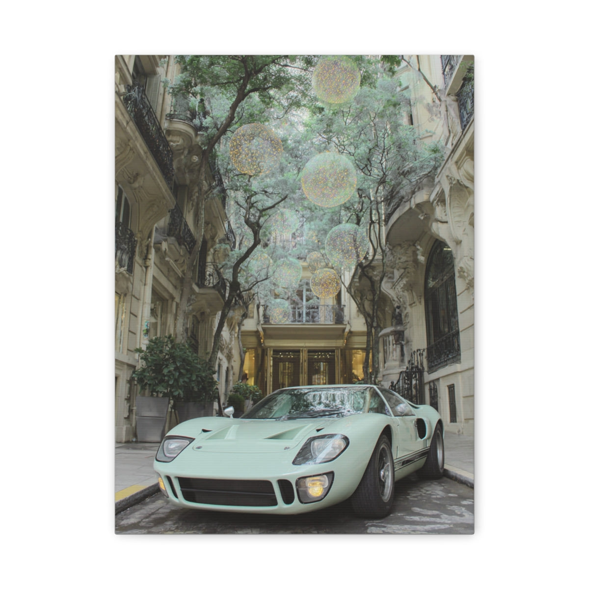 Iconic Sports Car Gallery Canvas