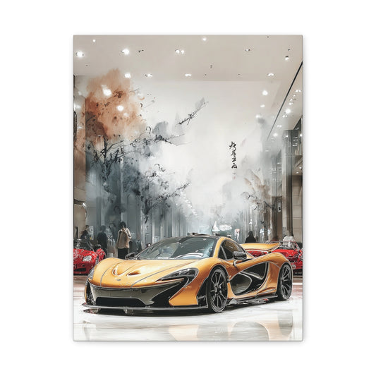 Iconic Sports Car Gallery Canvas