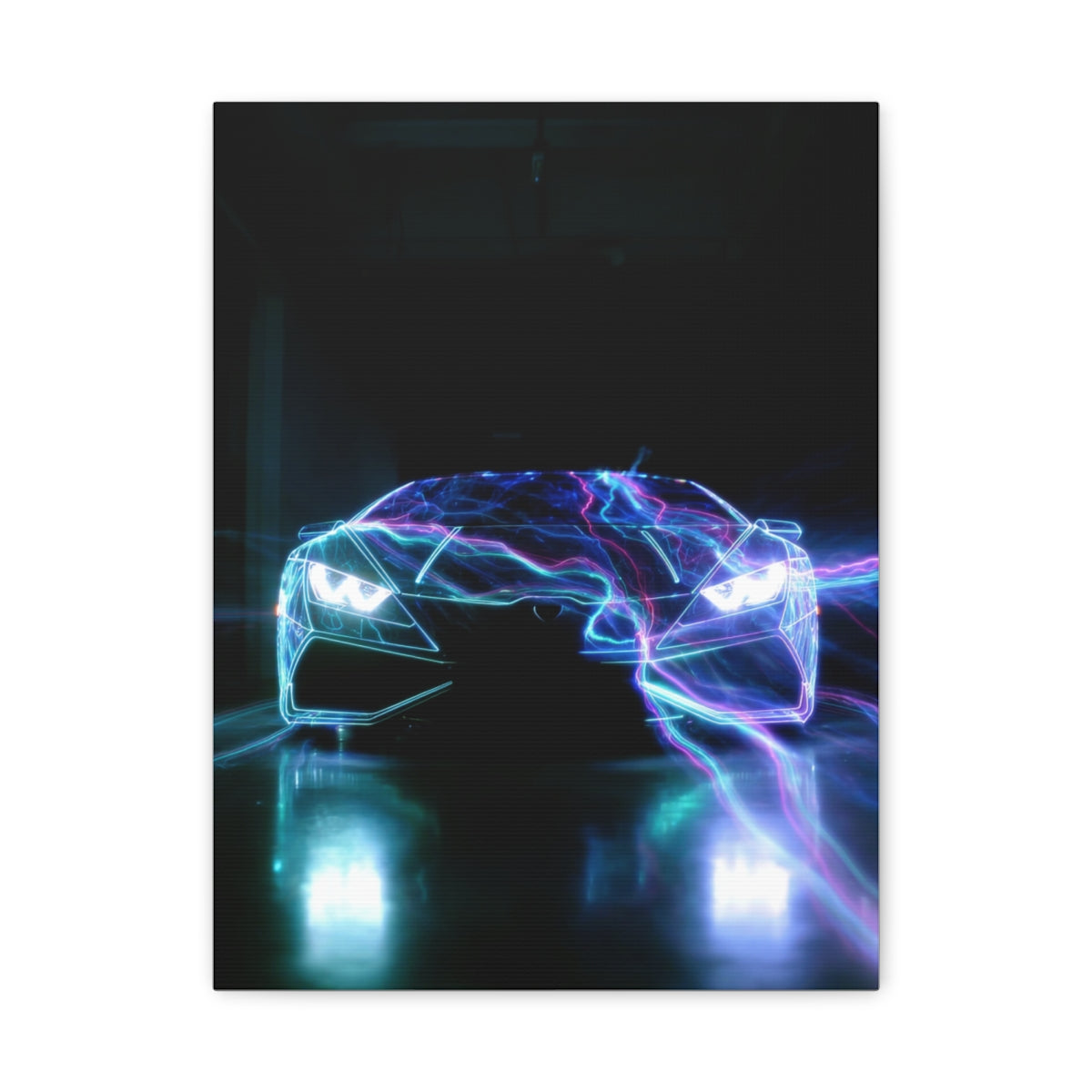 Iconic Sports Car Gallery Canvas