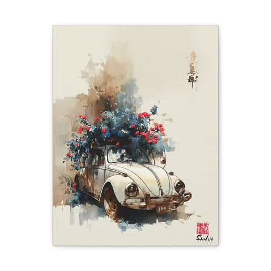 Iconic Sports Car Gallery Canvas