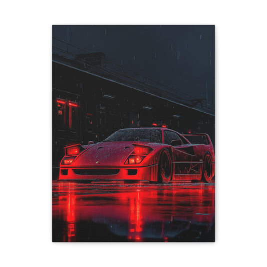 Iconic Sports Car Gallery Canvas
