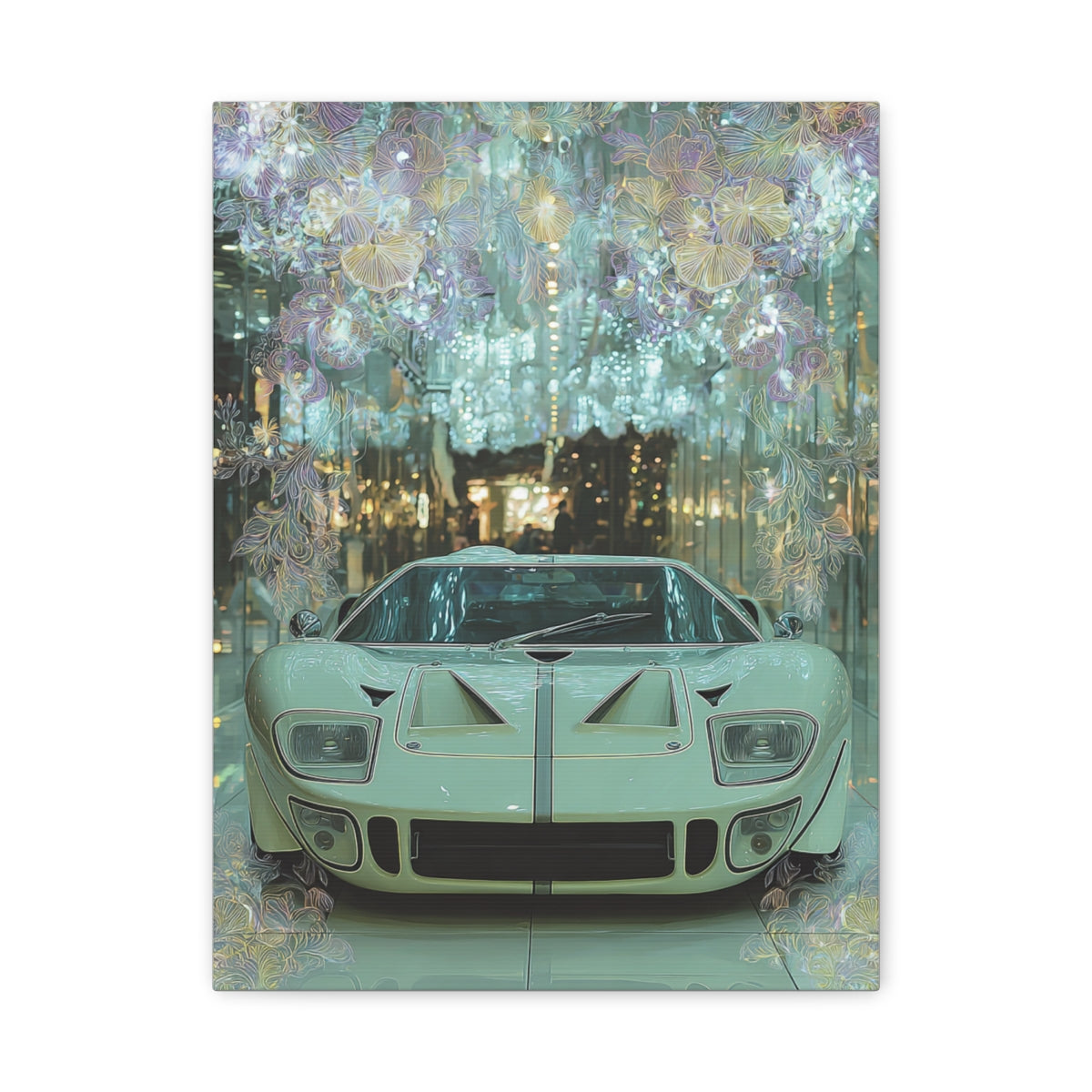 Iconic Sports Car Gallery Canvas