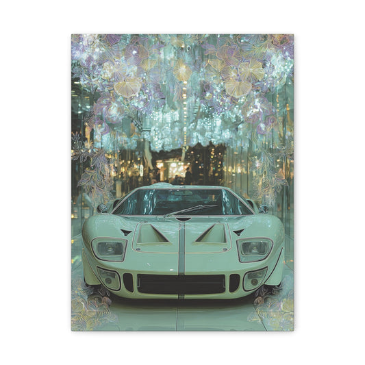 Iconic Sports Car Gallery Canvas