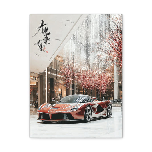 Iconic Sports Car Gallery Canvas
