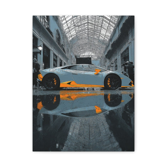 Iconic Sports Car Gallery Canvas