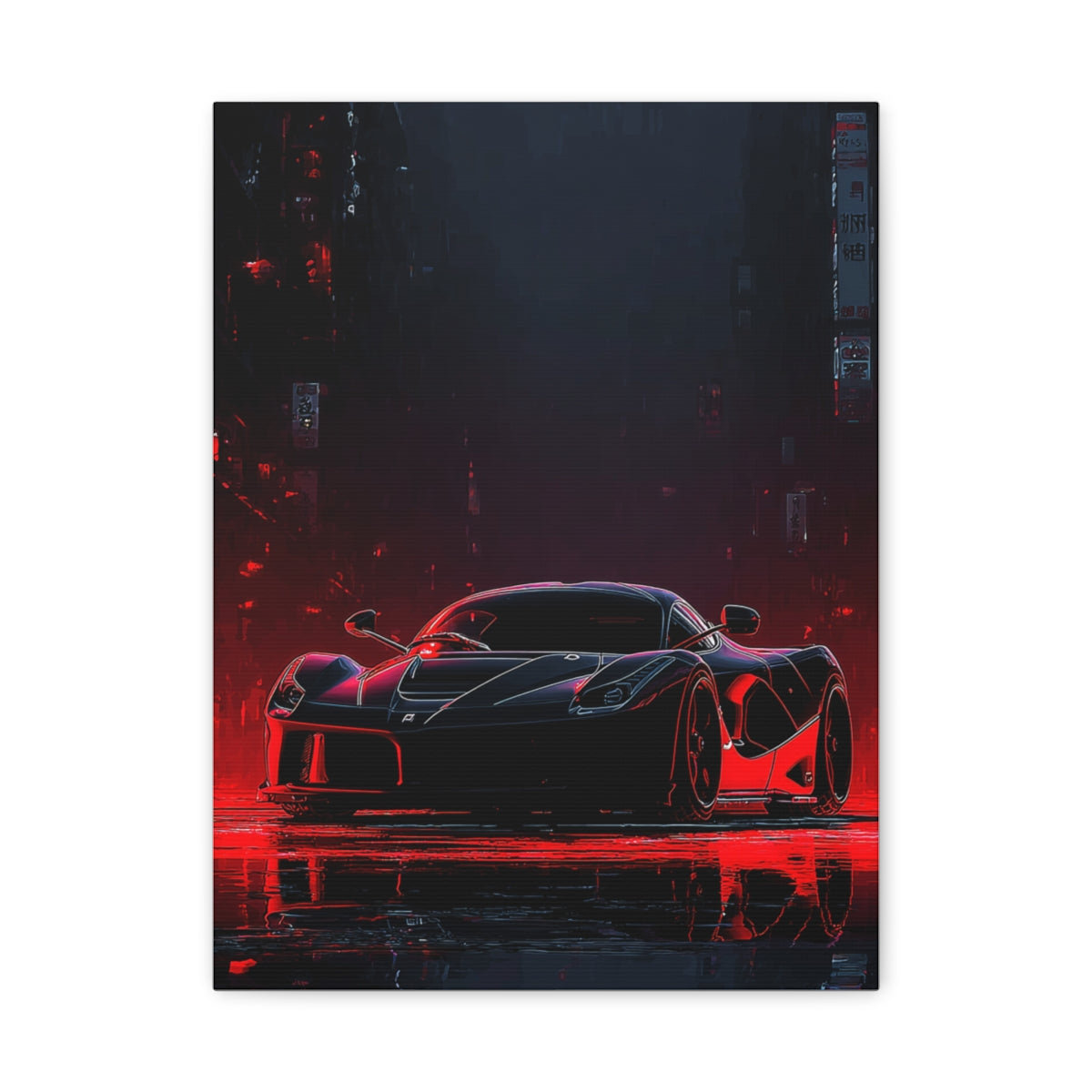 Iconic Sports Car Gallery Canvas