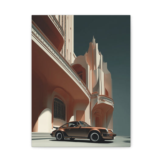 Iconic Sports Car Gallery Canvas