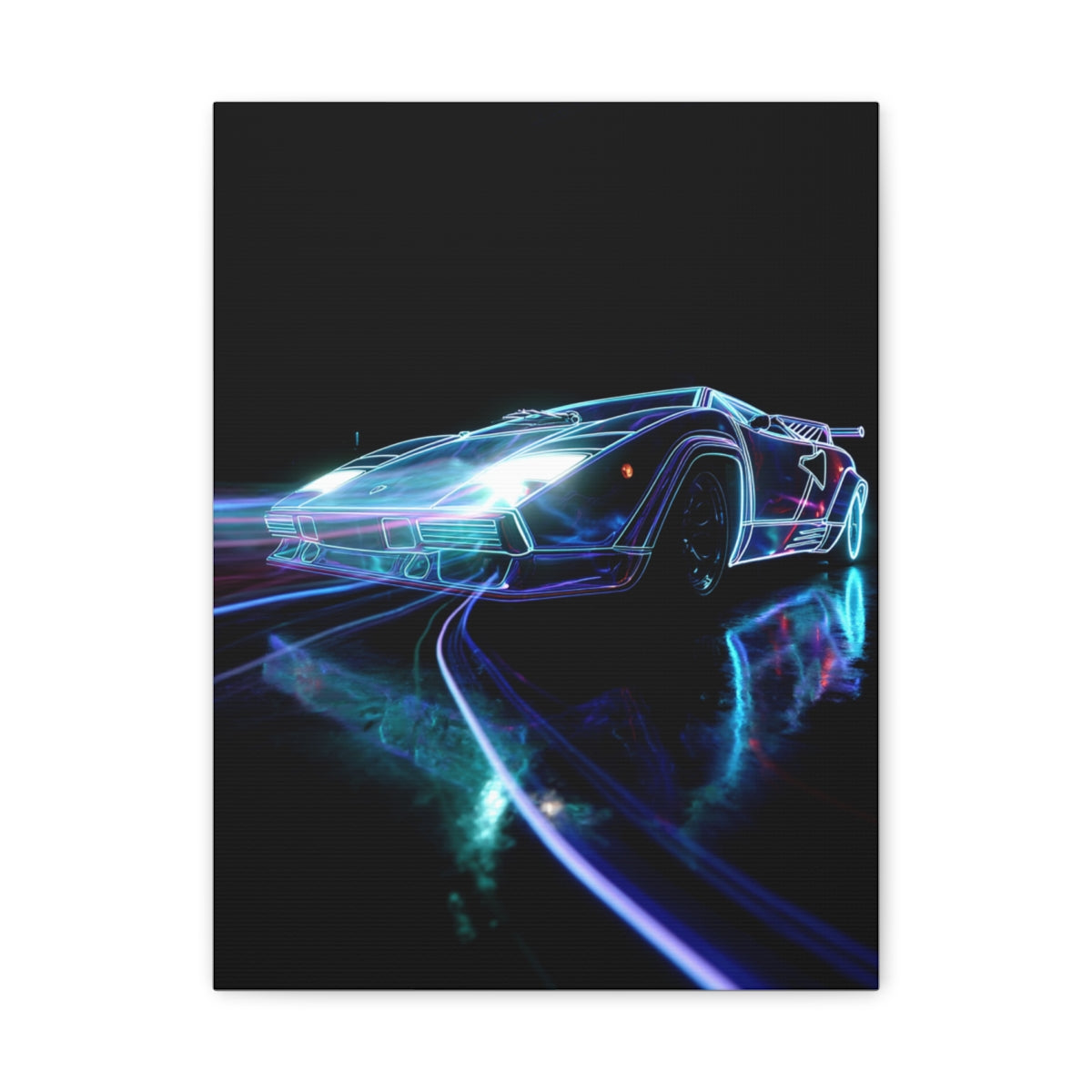 Iconic Sports Car Gallery Canvas