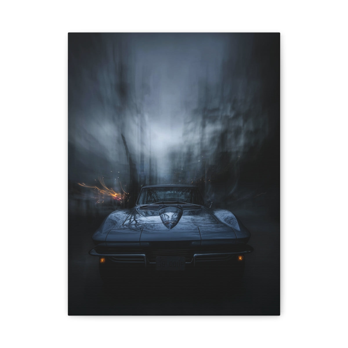 Iconic Sports Car Gallery Canvas