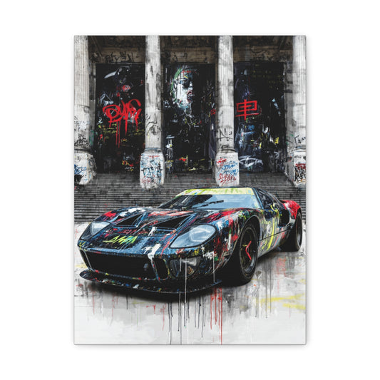 Iconic Sports Car Gallery Canvas