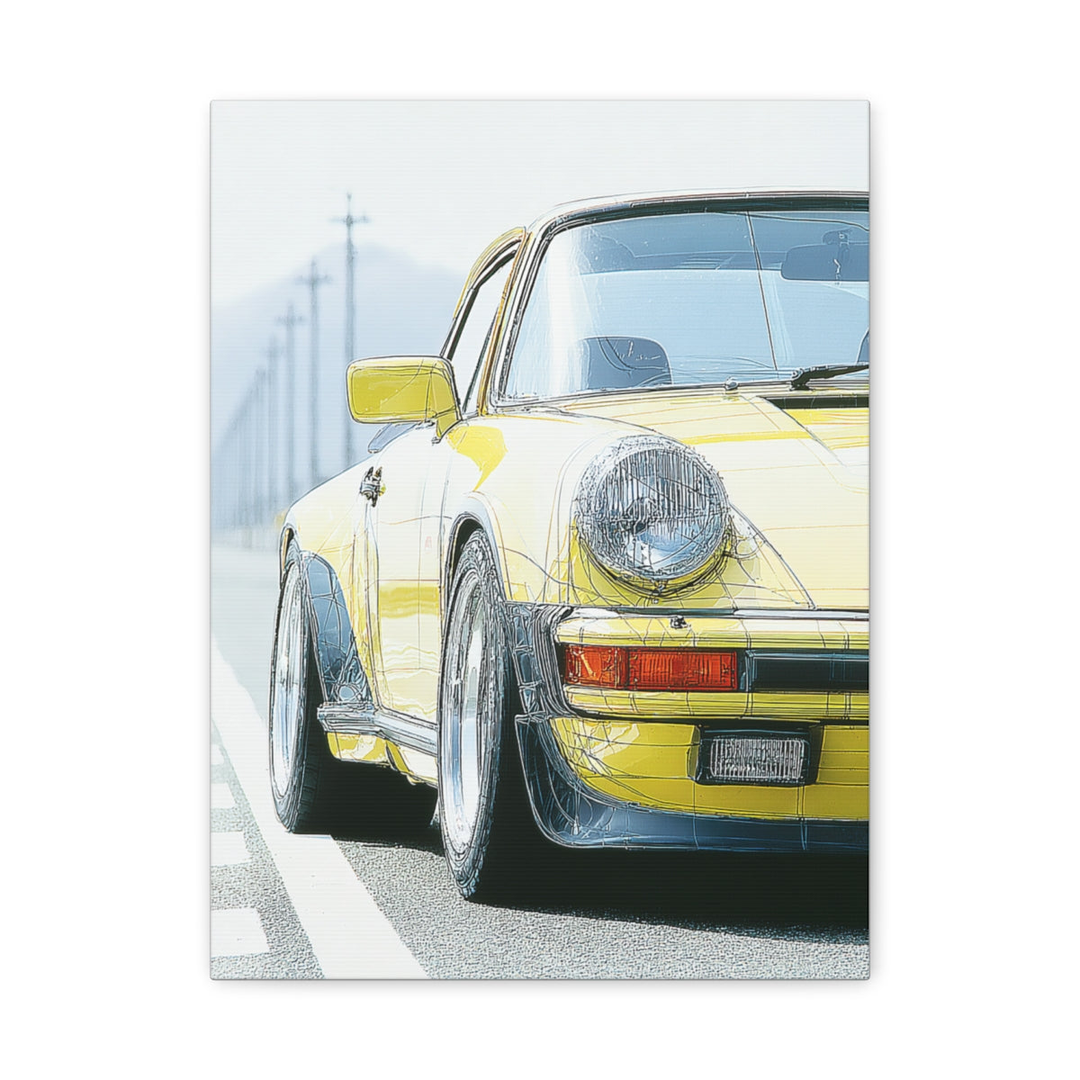 Iconic Sports Car Gallery Canvas