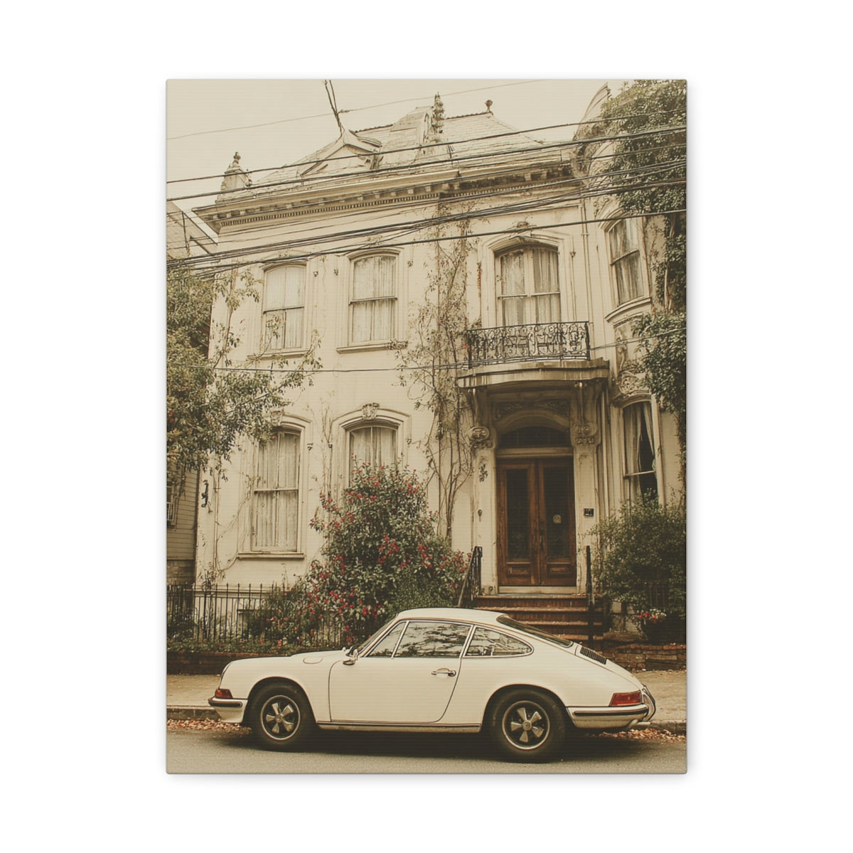 Iconic Sports Car Gallery Canvas