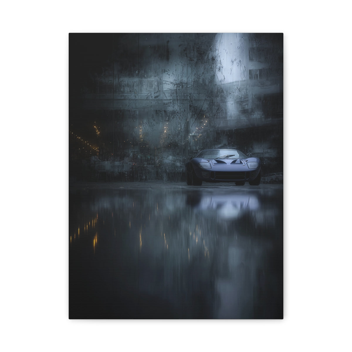 Iconic Sports Car Gallery Canvas