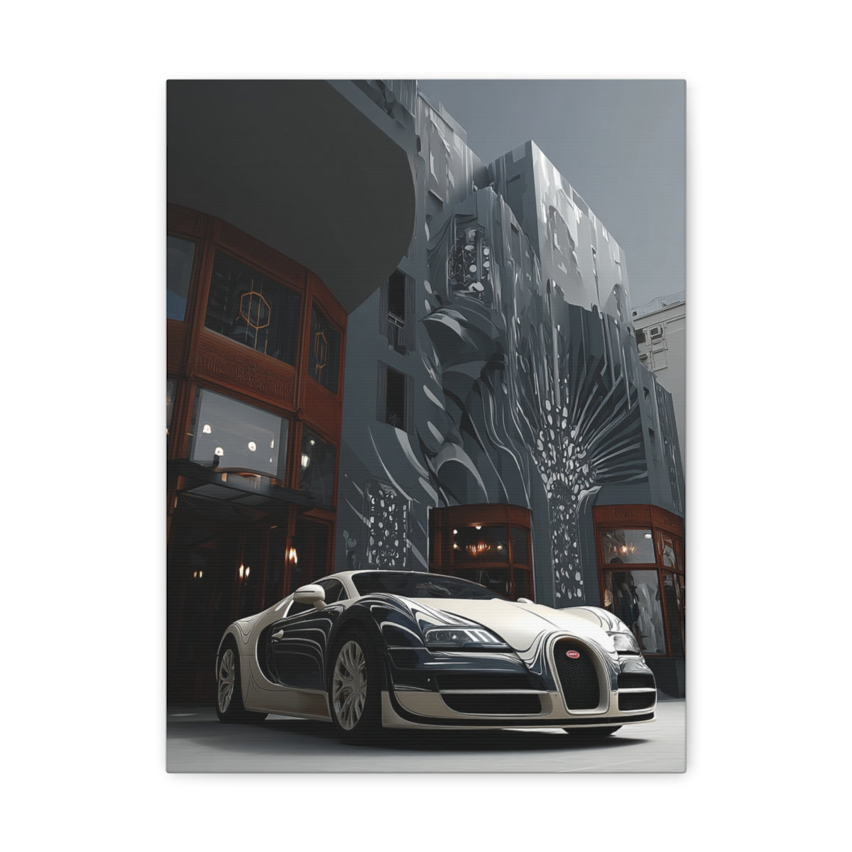 Iconic Sports Car Gallery Canvas