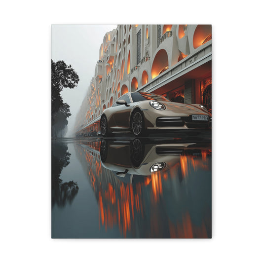 Iconic Sports Car Gallery Canvas