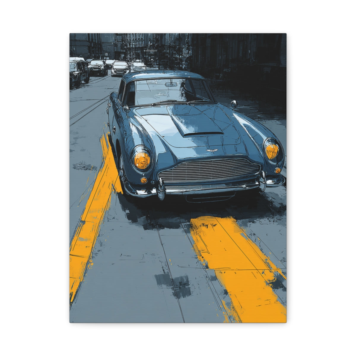 Iconic Sports Car Gallery Canvas