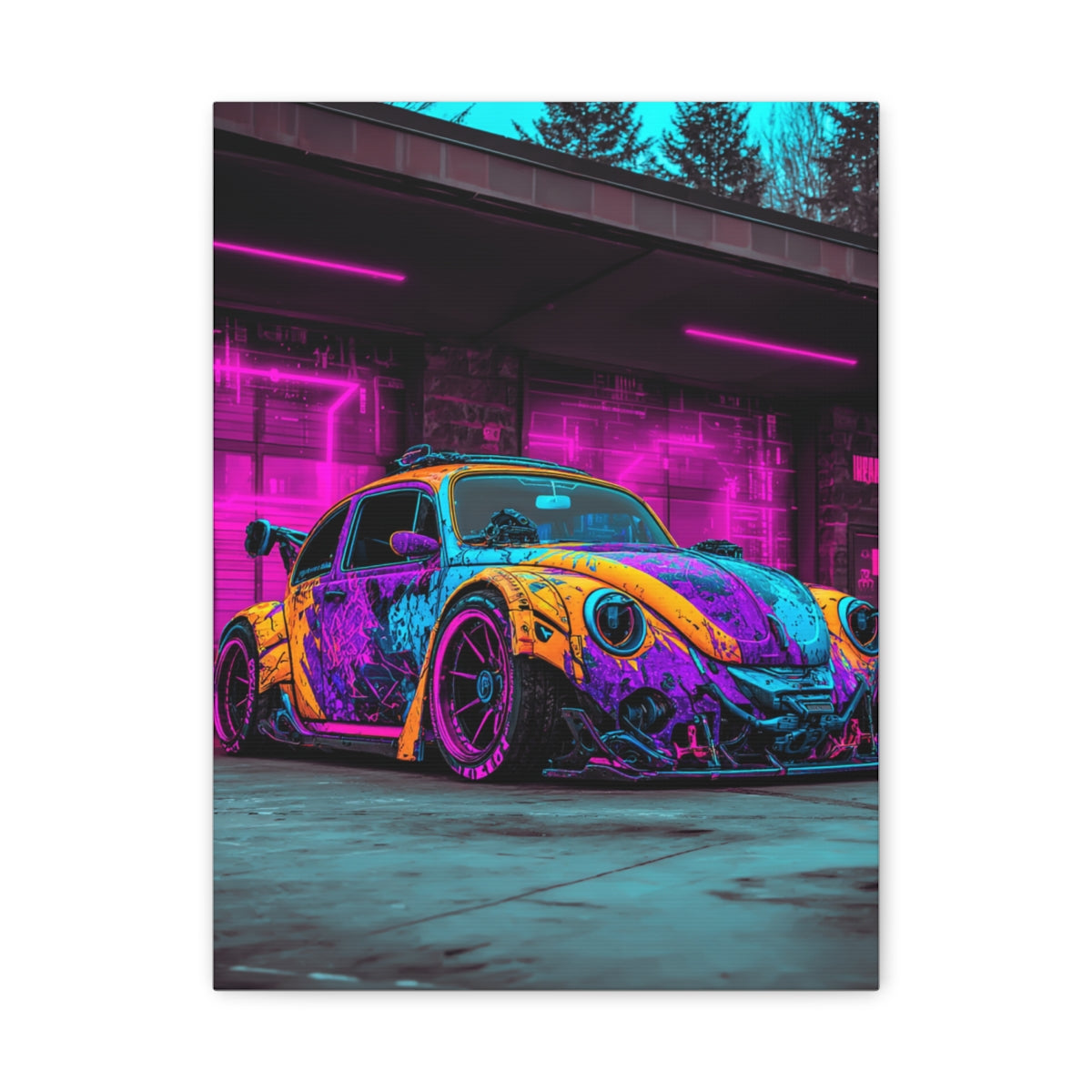 Iconic Sports Car Gallery Canvas