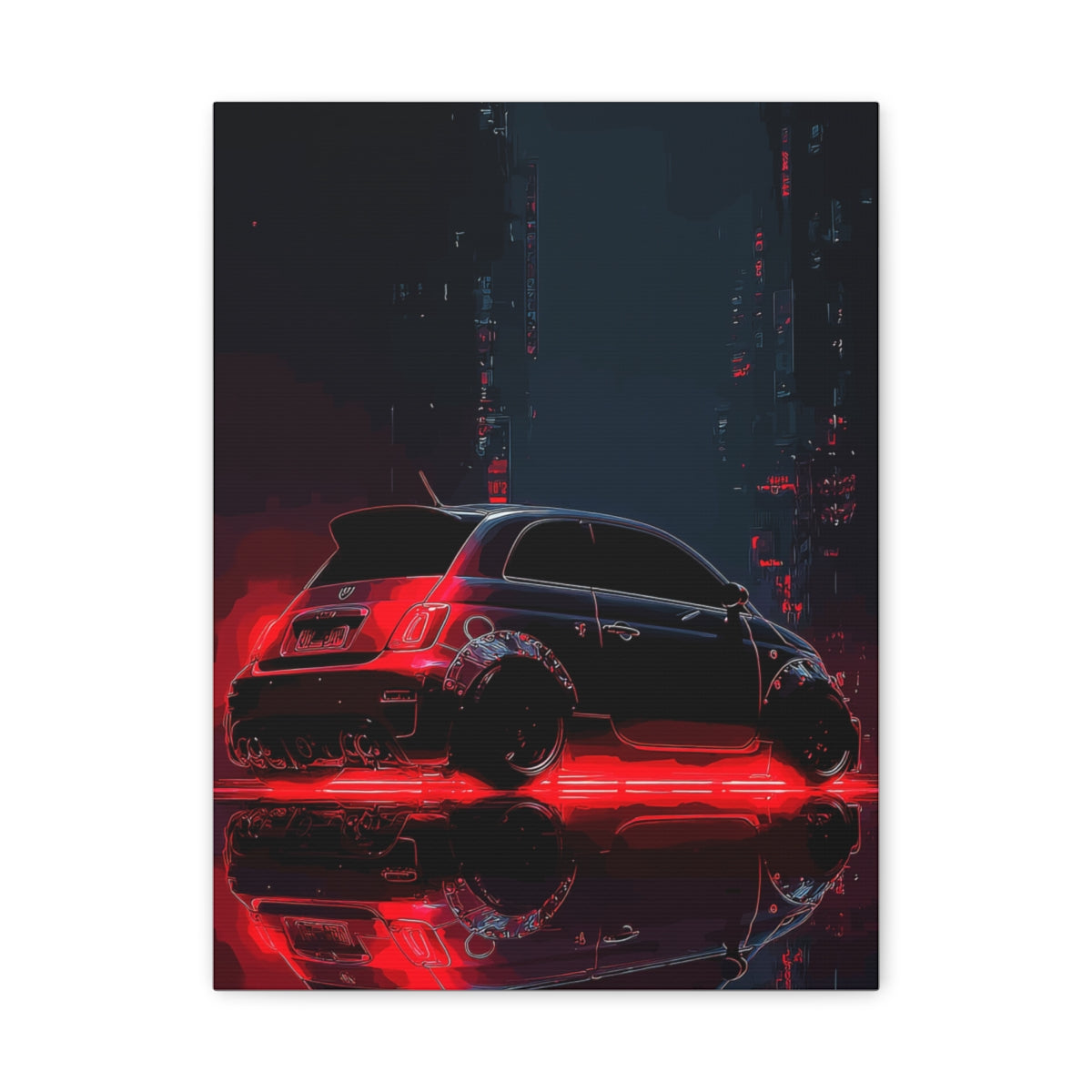 Iconic Sports Car Gallery Canvas