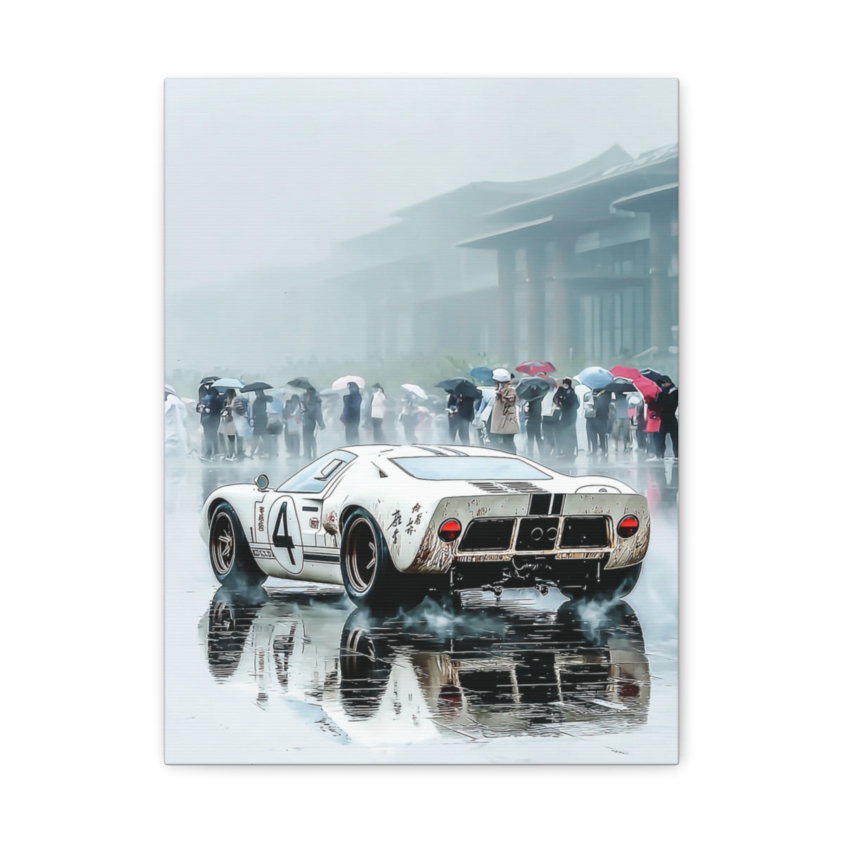 Iconic Sports Car Gallery Canvas