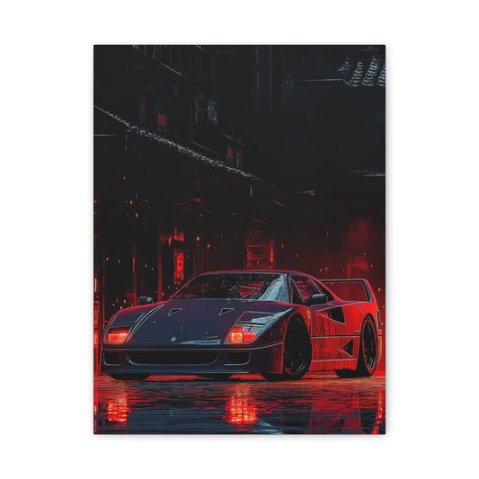 Iconic Sports Car Gallery Canvas
