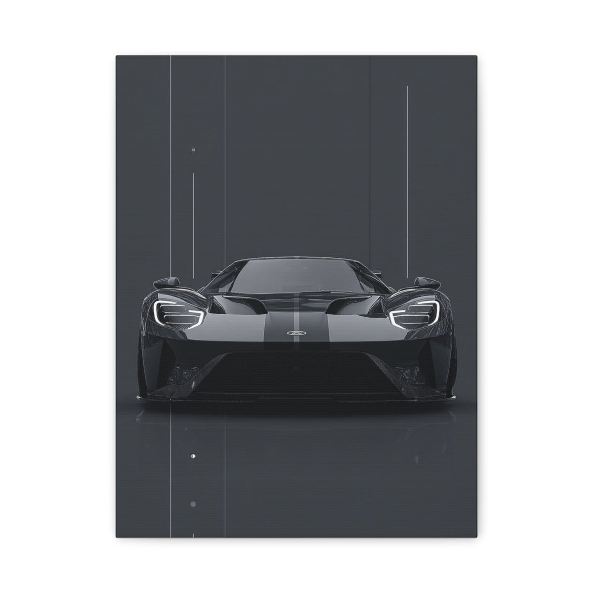Iconic Sports Car Gallery Canvas