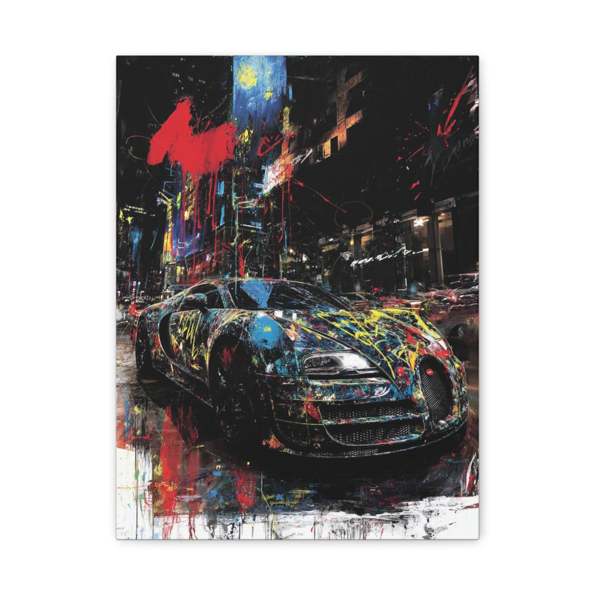 Iconic Sports Car Gallery Canvas