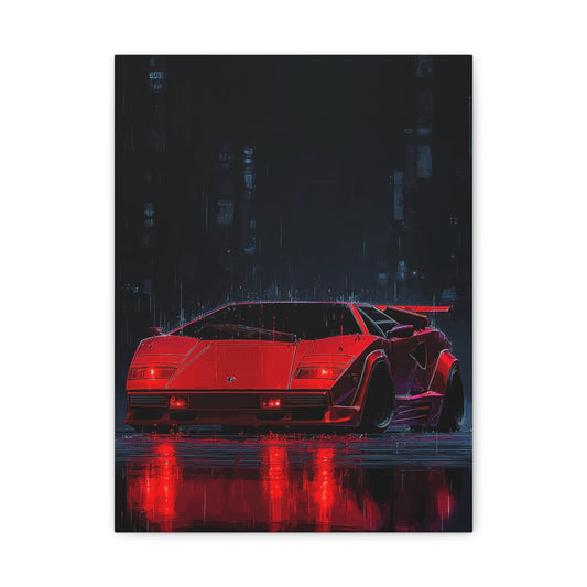 Iconic Sports Car Gallery Canvas