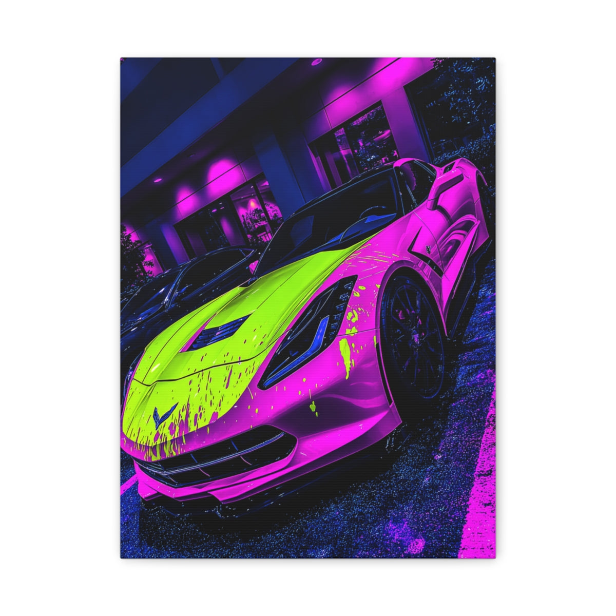 Iconic Sports Car Gallery Canvas