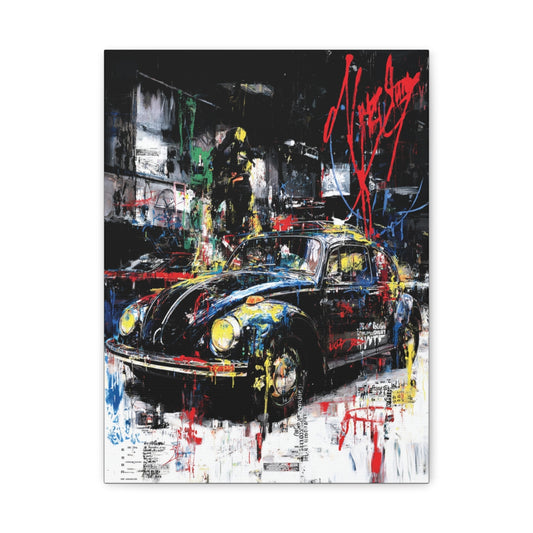 Iconic Sports Car Gallery Canvas