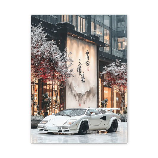 Iconic Sports Car Gallery Canvas