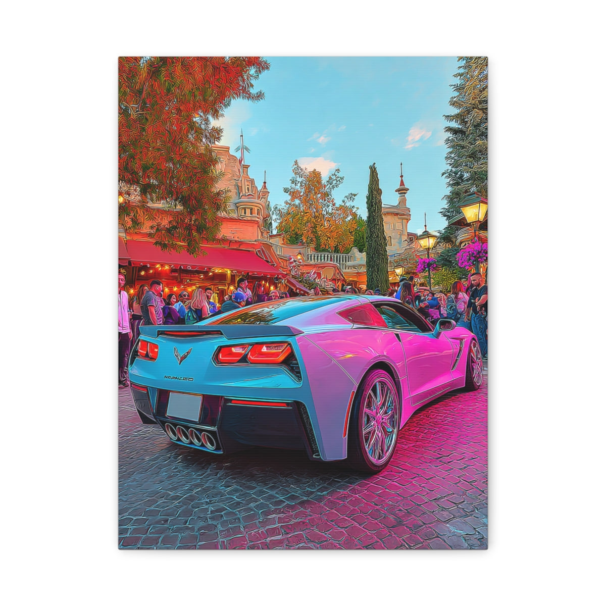 Iconic Sports Car Gallery Canvas