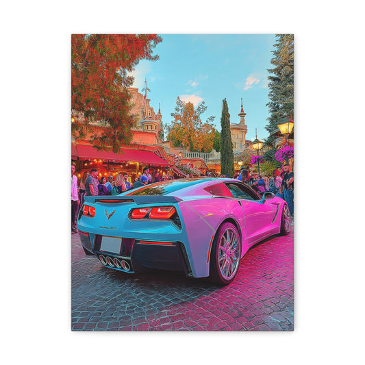 Iconic Sports Car Gallery Canvas