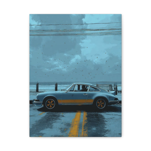 Iconic Sports Car Gallery Canvas