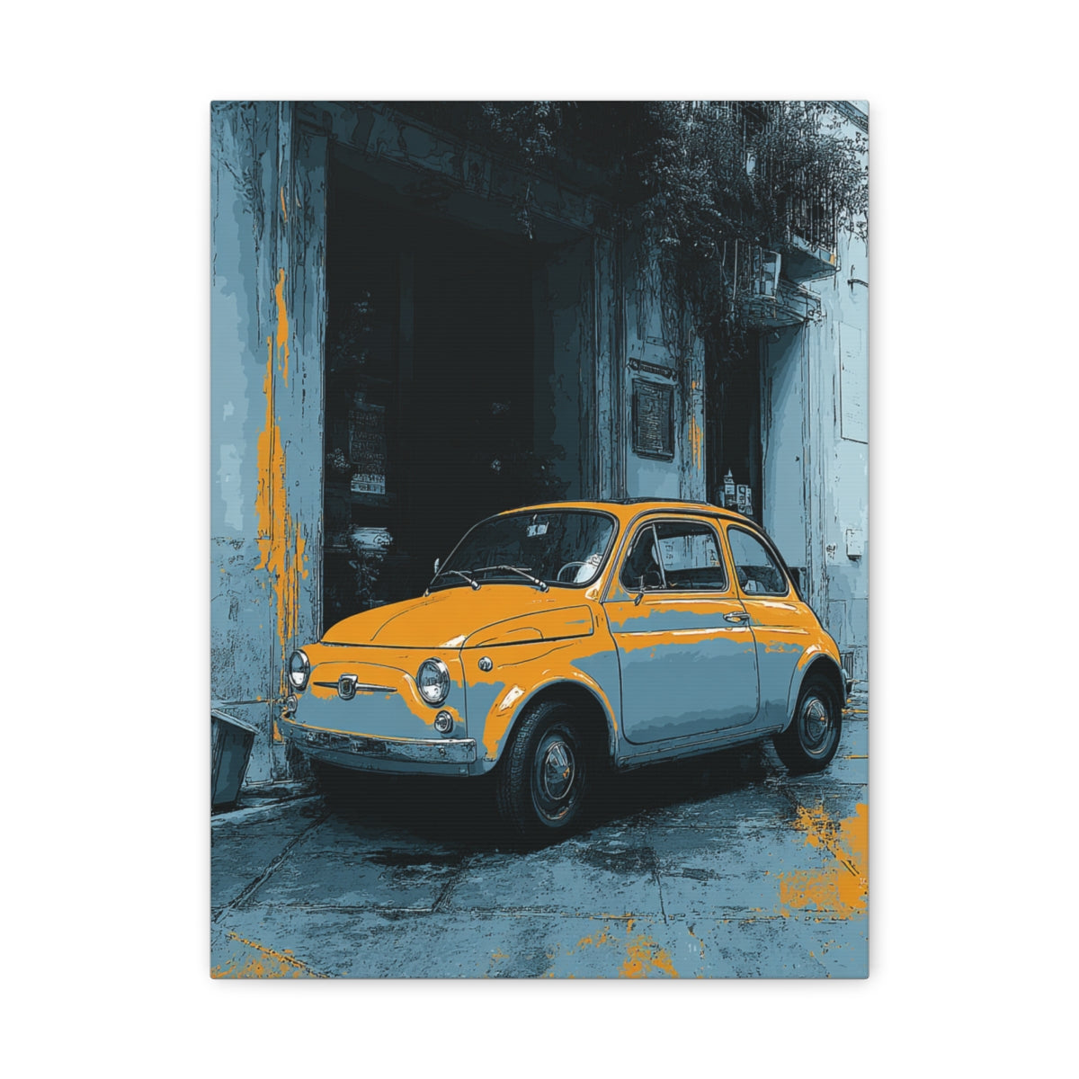 Iconic Sports Car Gallery Canvas