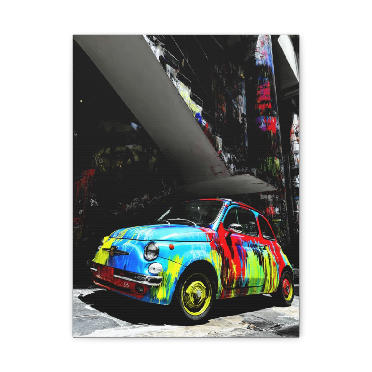 Iconic Sports Car Gallery Canvas