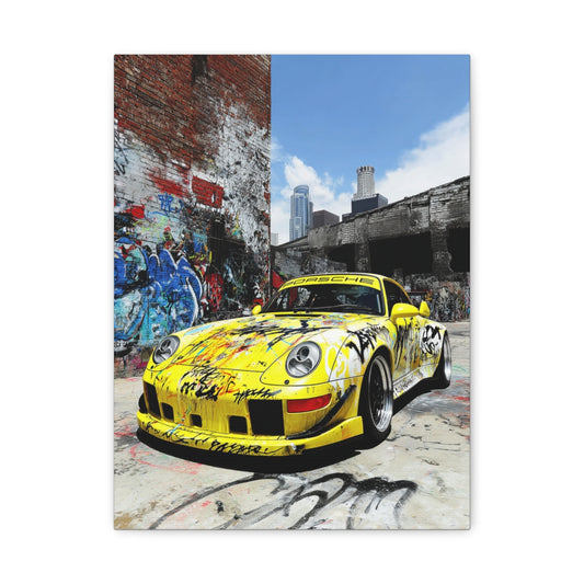 Iconic Sports Car Gallery Canvas