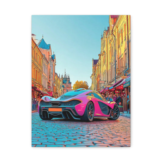 Iconic Sports Car Gallery Canvas