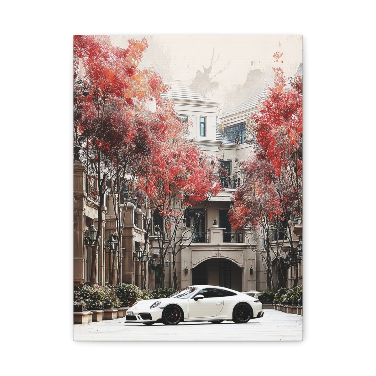 Iconic Sports Car Gallery Canvas