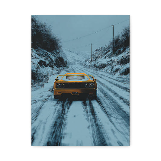 Iconic Sports Car Gallery Canvas