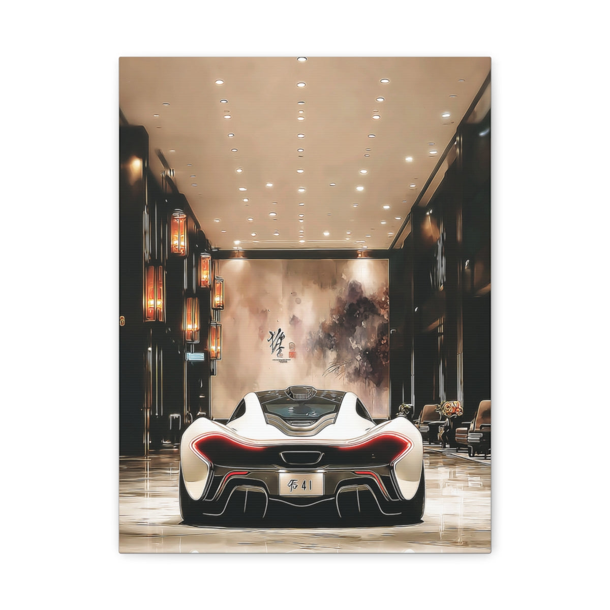 Iconic Sports Car Gallery Canvas