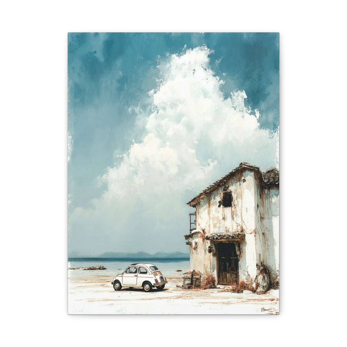 Iconic Sports Car Gallery Canvas