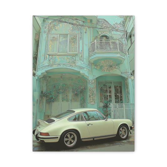 Iconic Sports Car Gallery Canvas