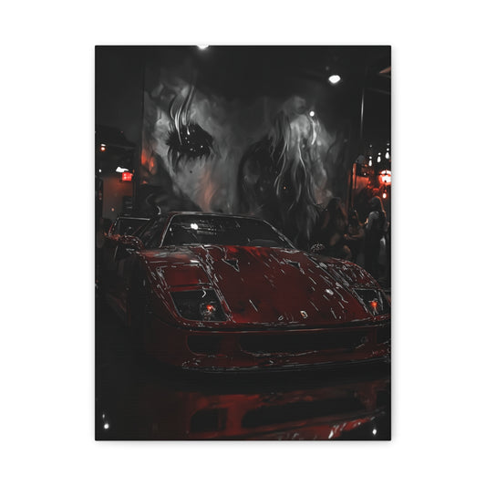 Iconic Sports Car Gallery Canvas